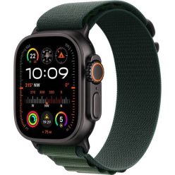   Watch Apple Watch Ultra 2 (2023) LTE 49mm Natural Titanium Case with Trail Loop M/L - Green/Grey