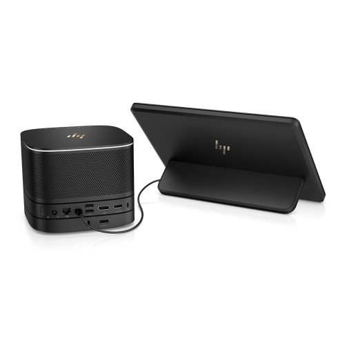 HP Elite Slice G2 with Microsoft Teams Rooms; Core i5 7500T 2.7GHz/8GB RAM/500GB SSD PCIe;WiFi/BT/Intel HD Graphics/Audio Touch Panel/Speaker/12.3" LCD Touch/Win 10 Pro 64-bit