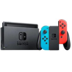 Nintendo Switch V2 Console Neon Red / Blue